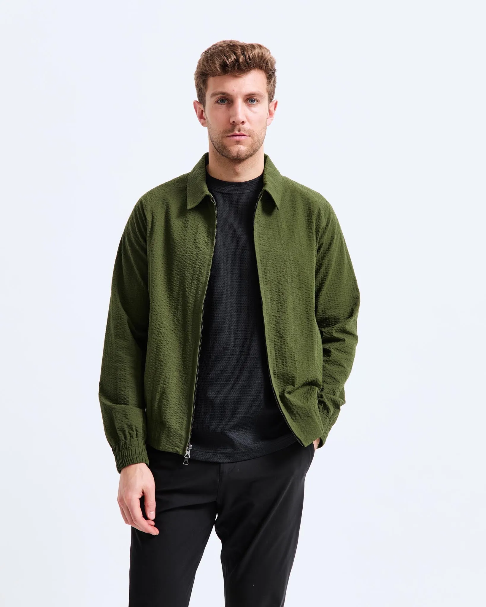 Cotton Seersucker Terrace Jacket