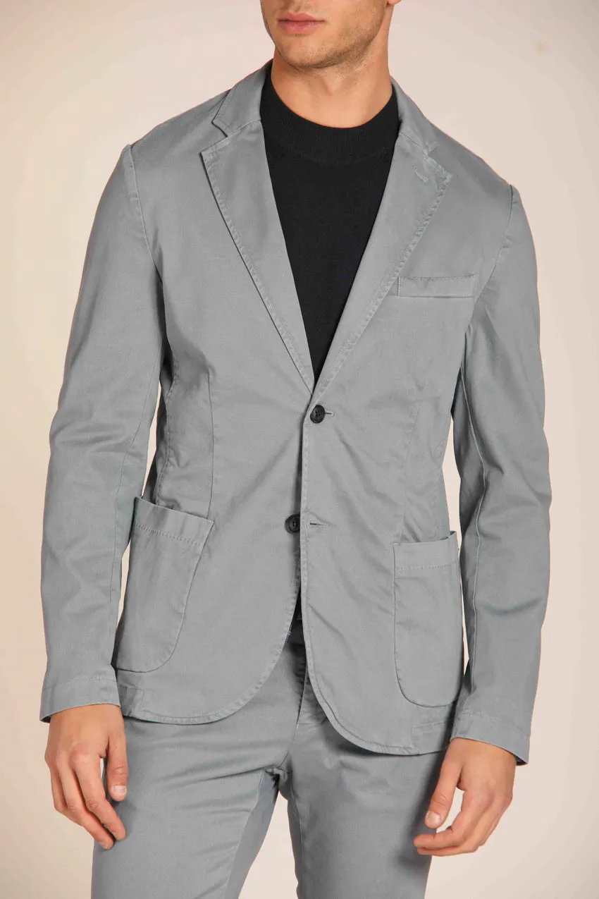 Da Vinci blazer uomo in gabardina regular fit