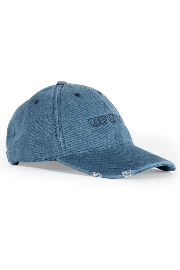 Denim Baseball Cap _ 148839 _ Blue Denim