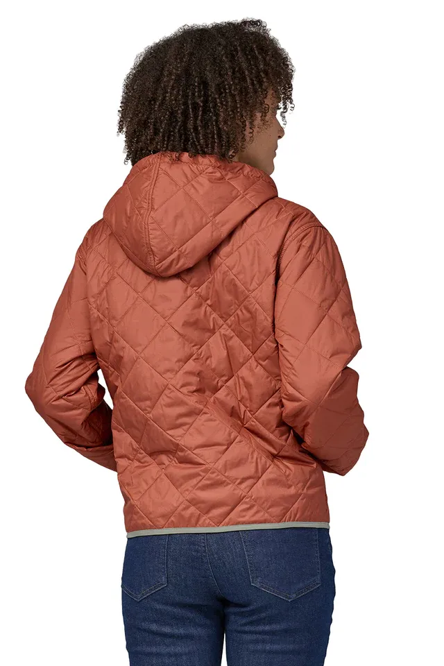 Diamond Quilted Bomber Hoody Women's