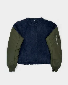 Diesel Oversize Utility Bomber Knitwear 2000's