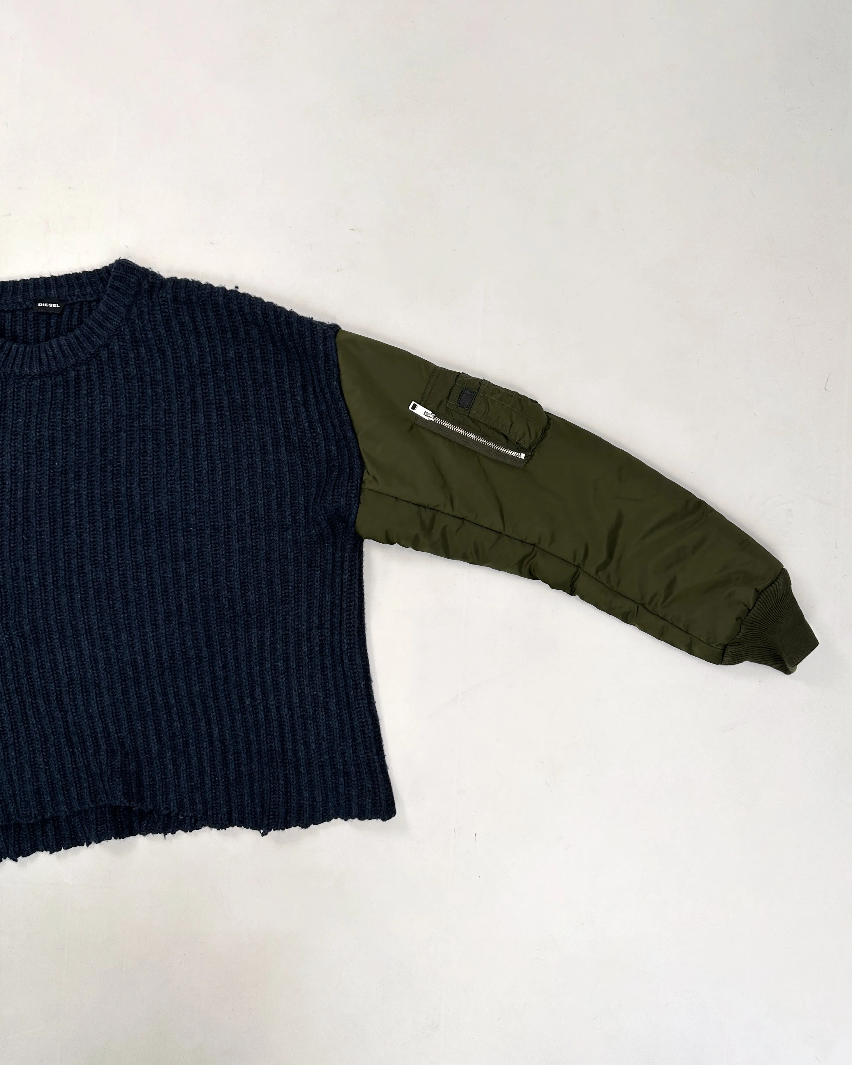 Diesel Oversize Utility Bomber Knitwear 2000's