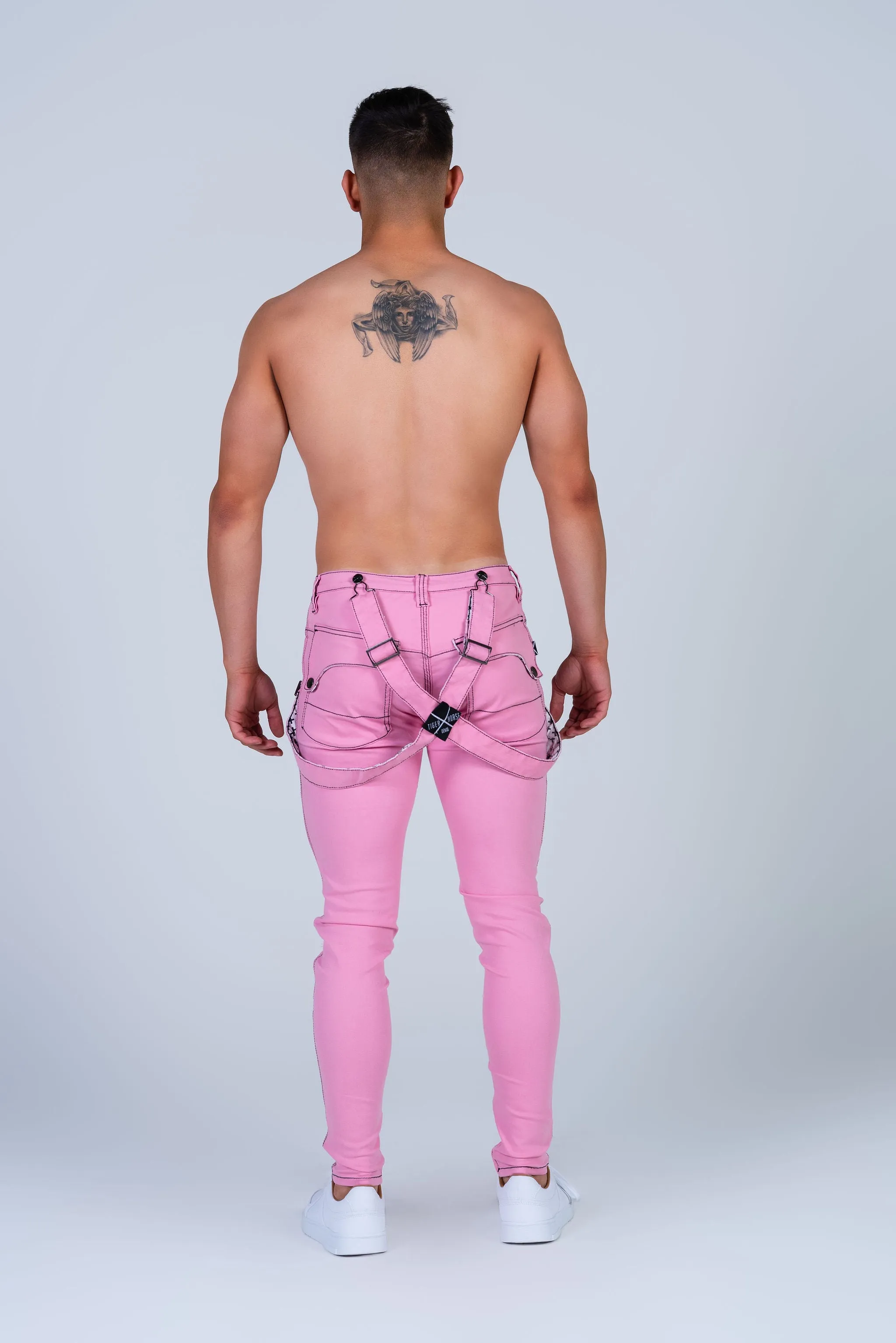 EARL PINK JEAN with Holes & Backing SOLD OUT