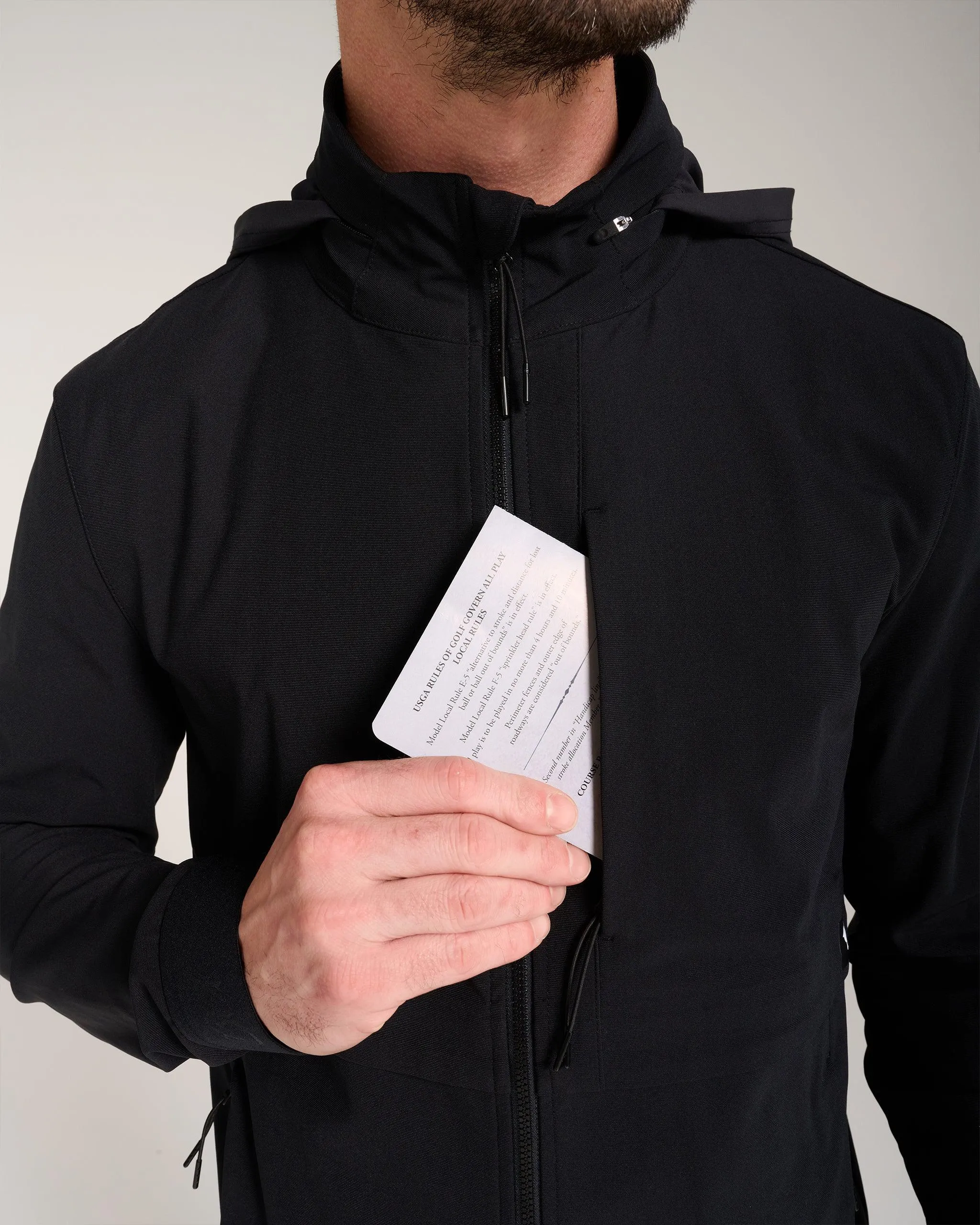 Elements Golf Jacket - Black