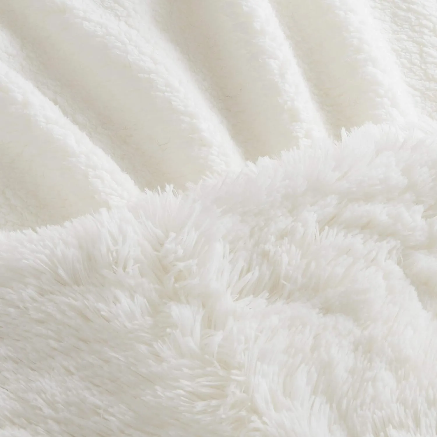 Faux Fur Sherpa Throw Blanket