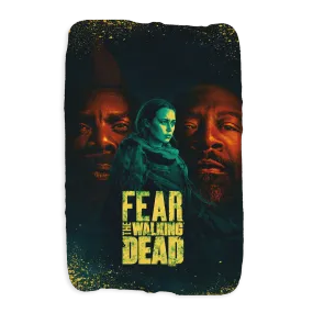 Fear The Walking Dead Season 7B Key Art Sherpa Blanket