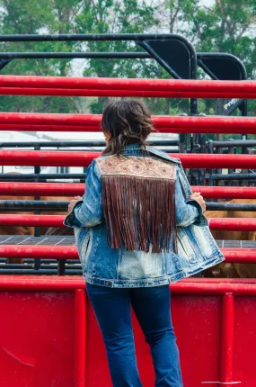 Fringed Denim Jacket