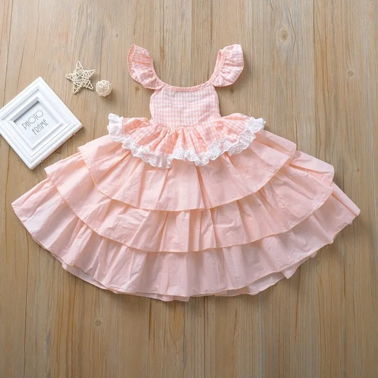 Girls Ruffle Layered Dress - ONLY 5 LEFT !!!