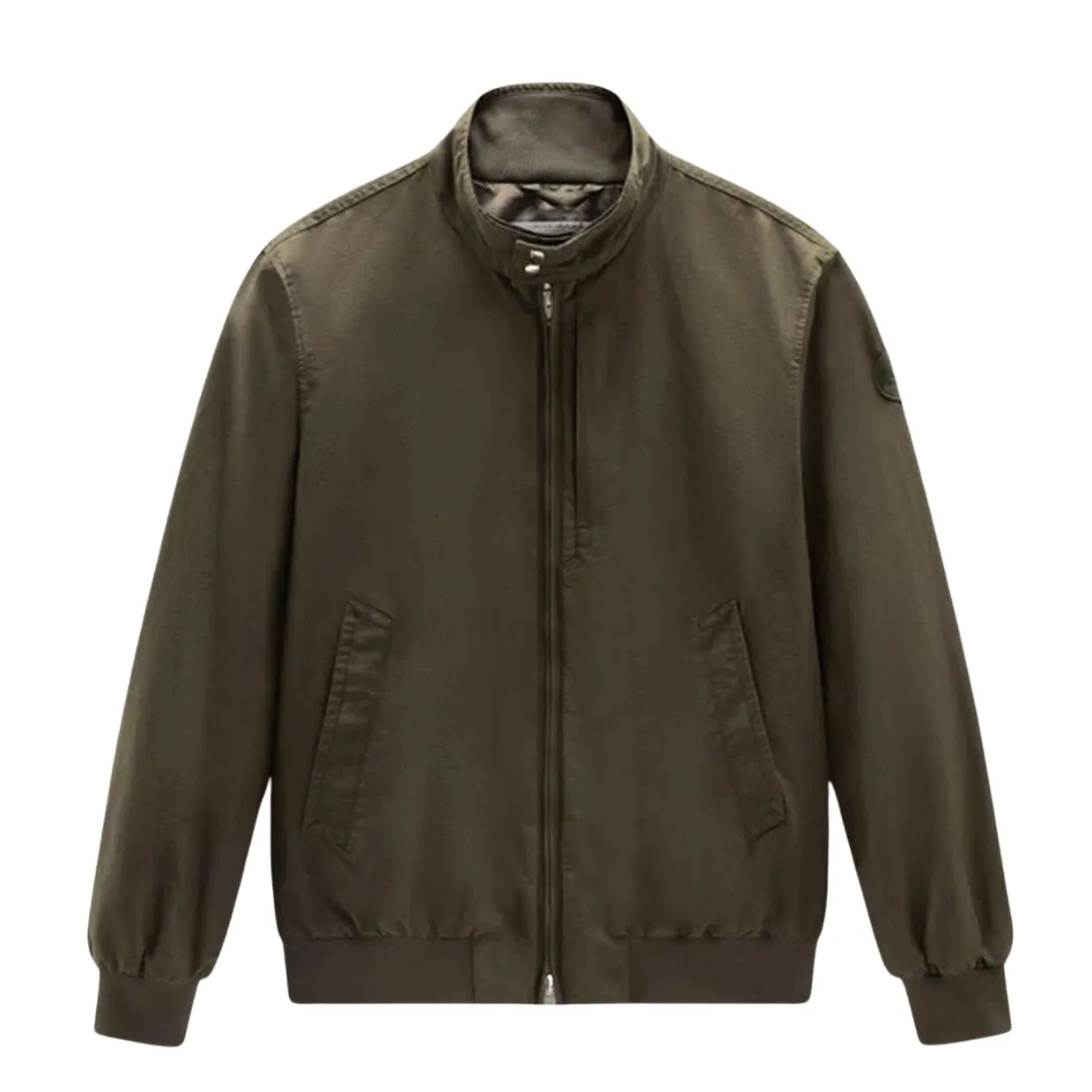 Giubbino Uomo Woolrich Bomber Cruiser Verde