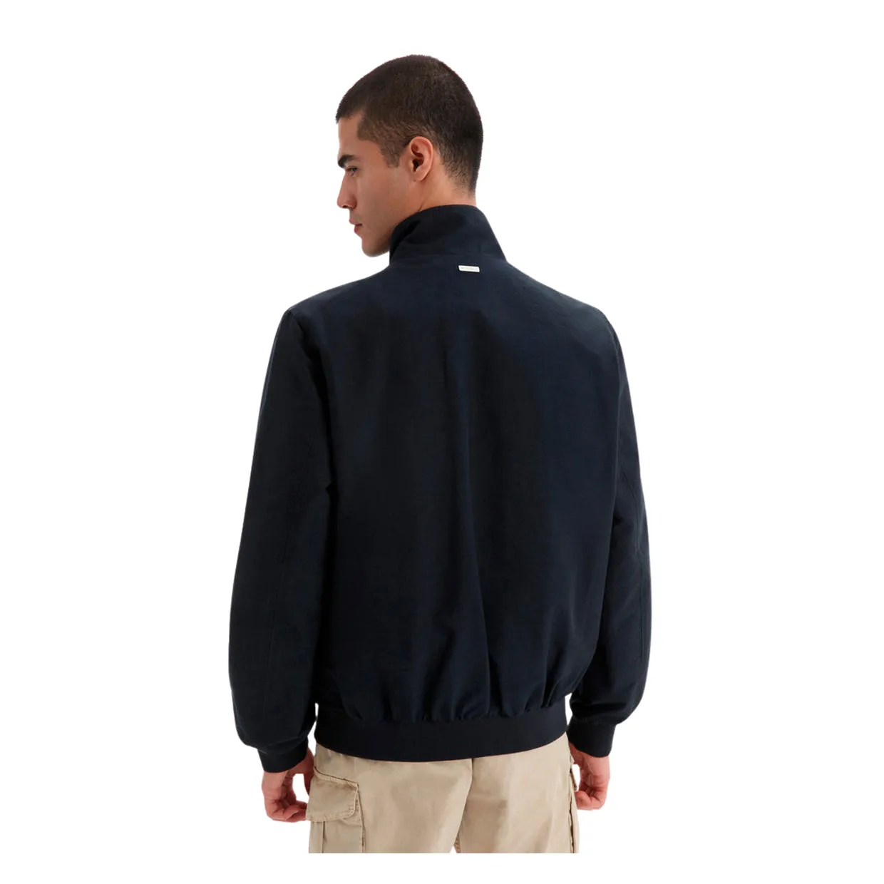 Giubbino Woolrich Cruiser Eco Bomber Blu Melton