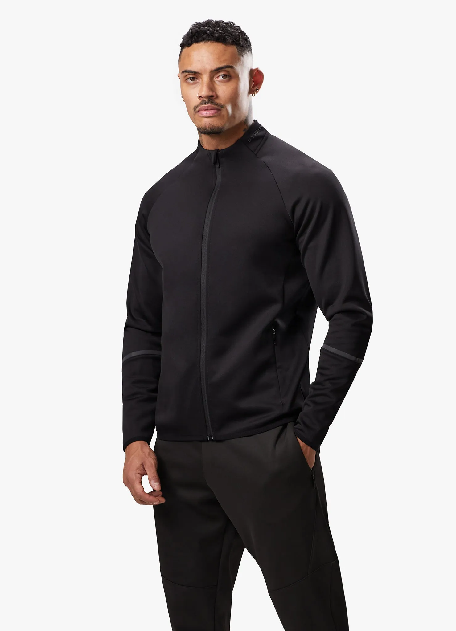 Gym King Alpha Poly Bomber Tracksuit - Black