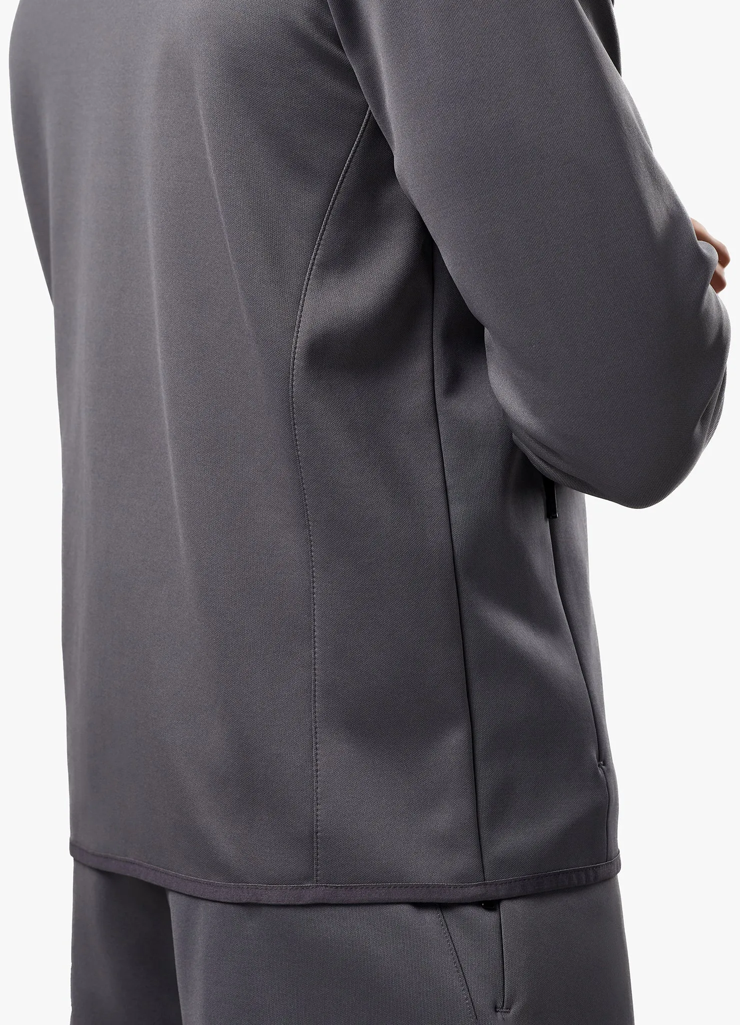 Gym King Alpha Poly Bomber Tracksuit - Graphite