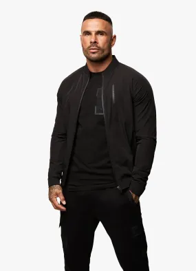 Gym King Eclipse Bomber Jacket - Black