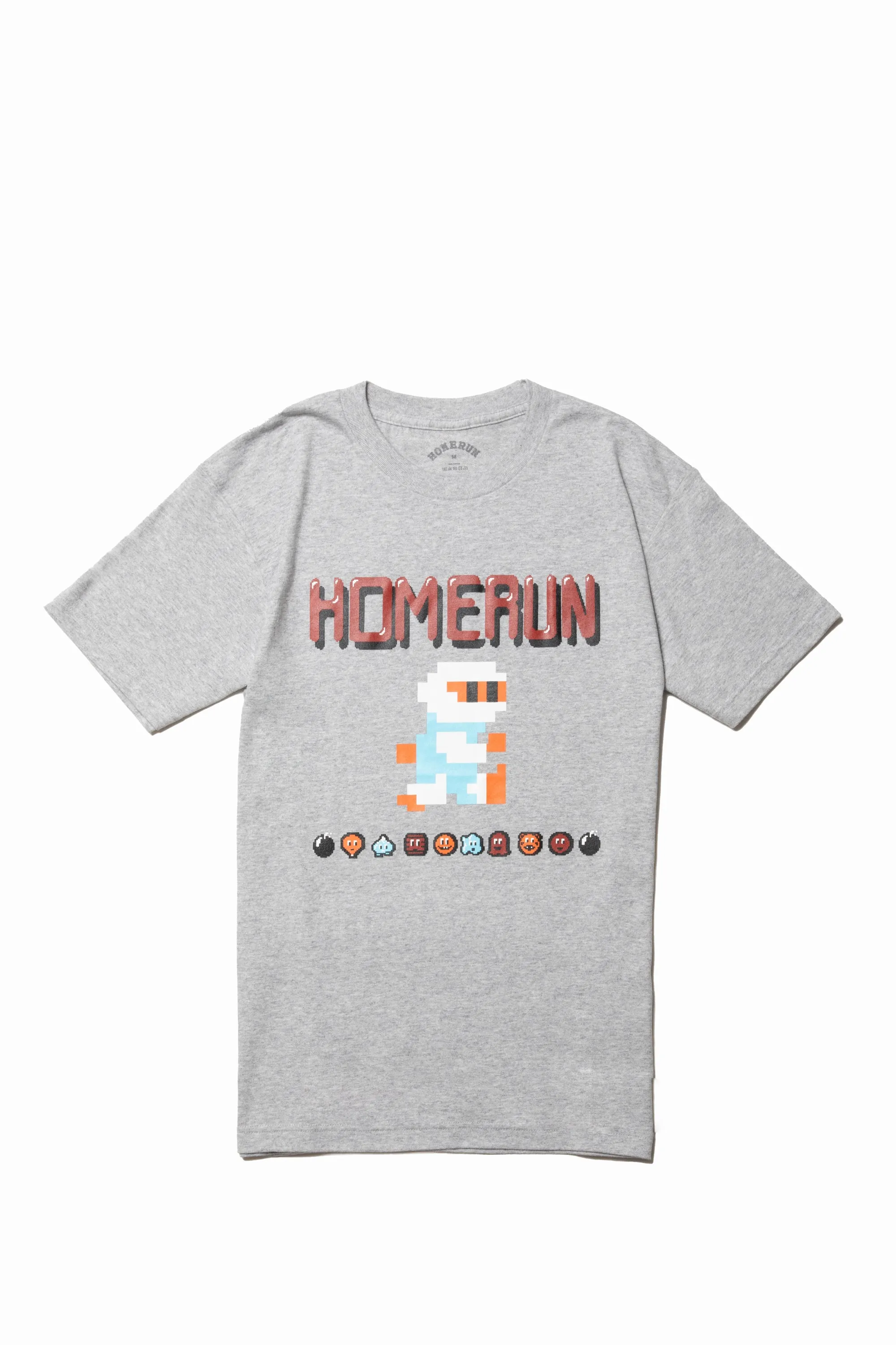 HOMERUN BOMBER S/S TEE GREY