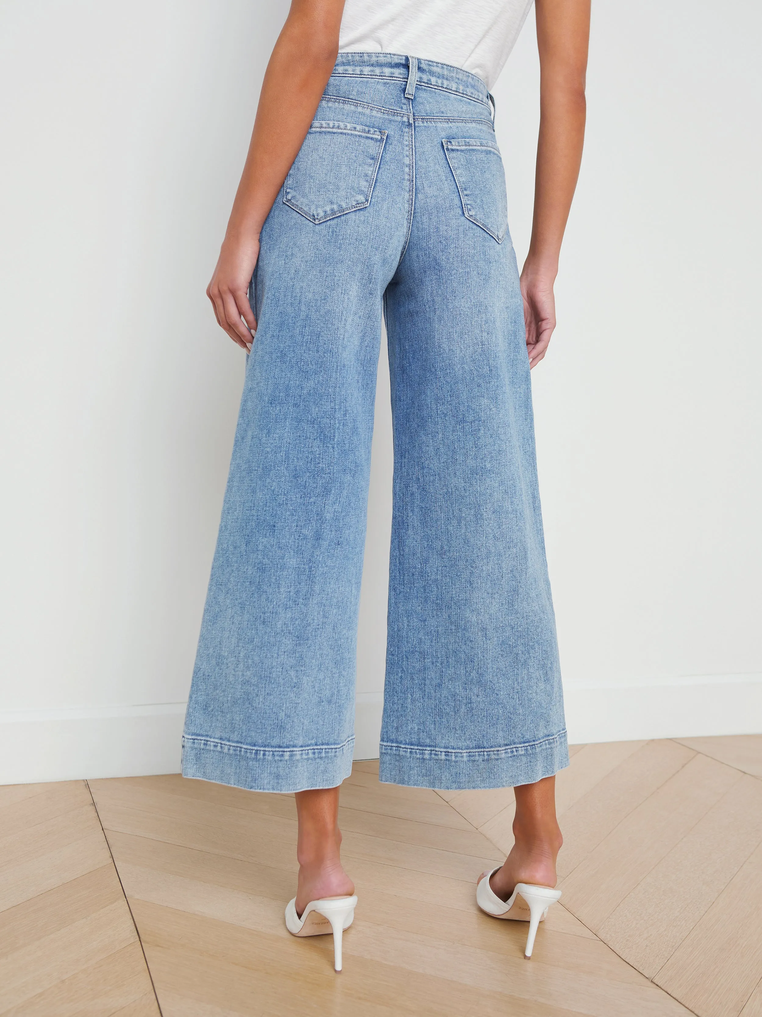 Houston Center Seam Wide-Leg Jean