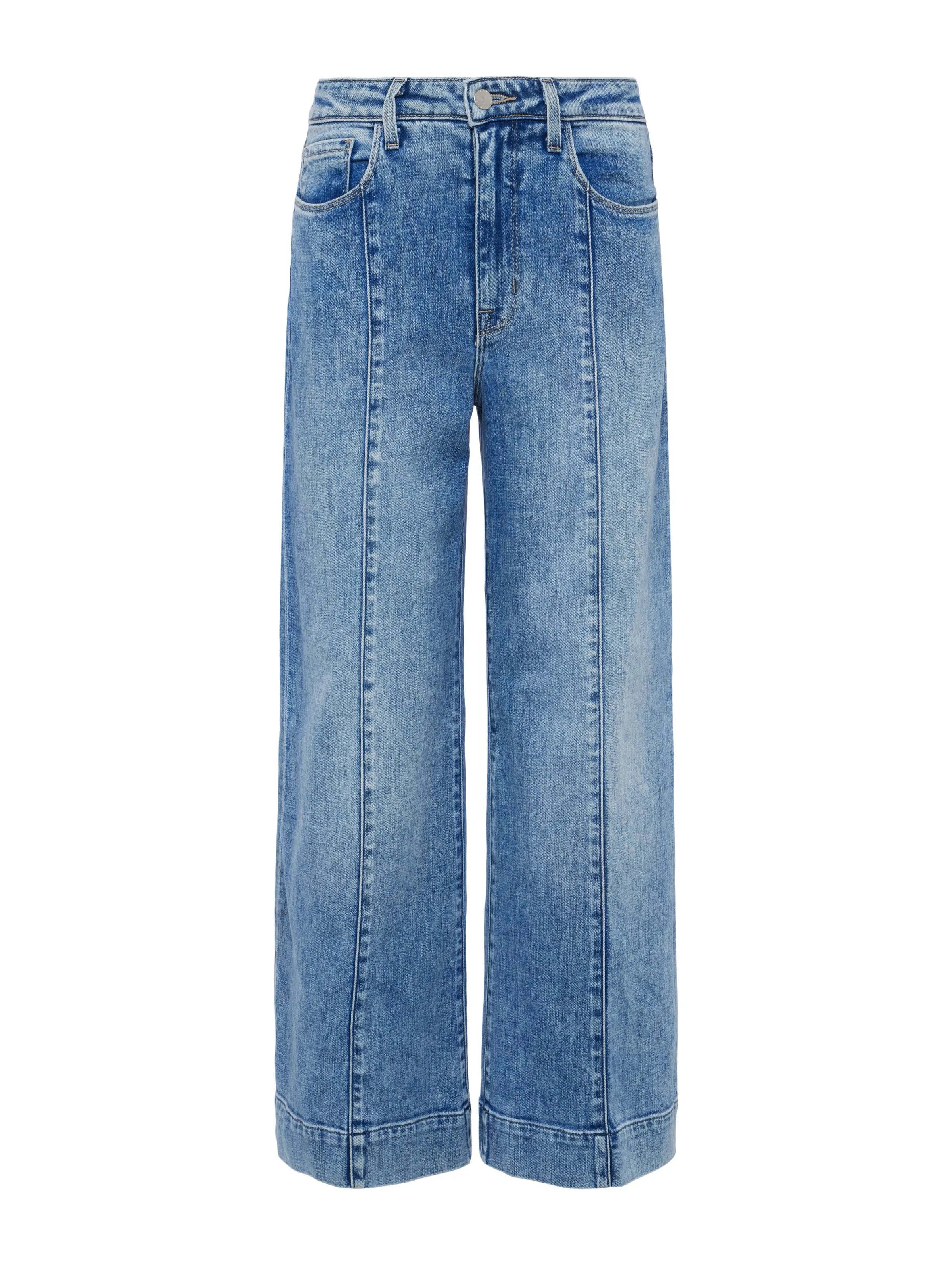 Houston Center Seam Wide-Leg Jean