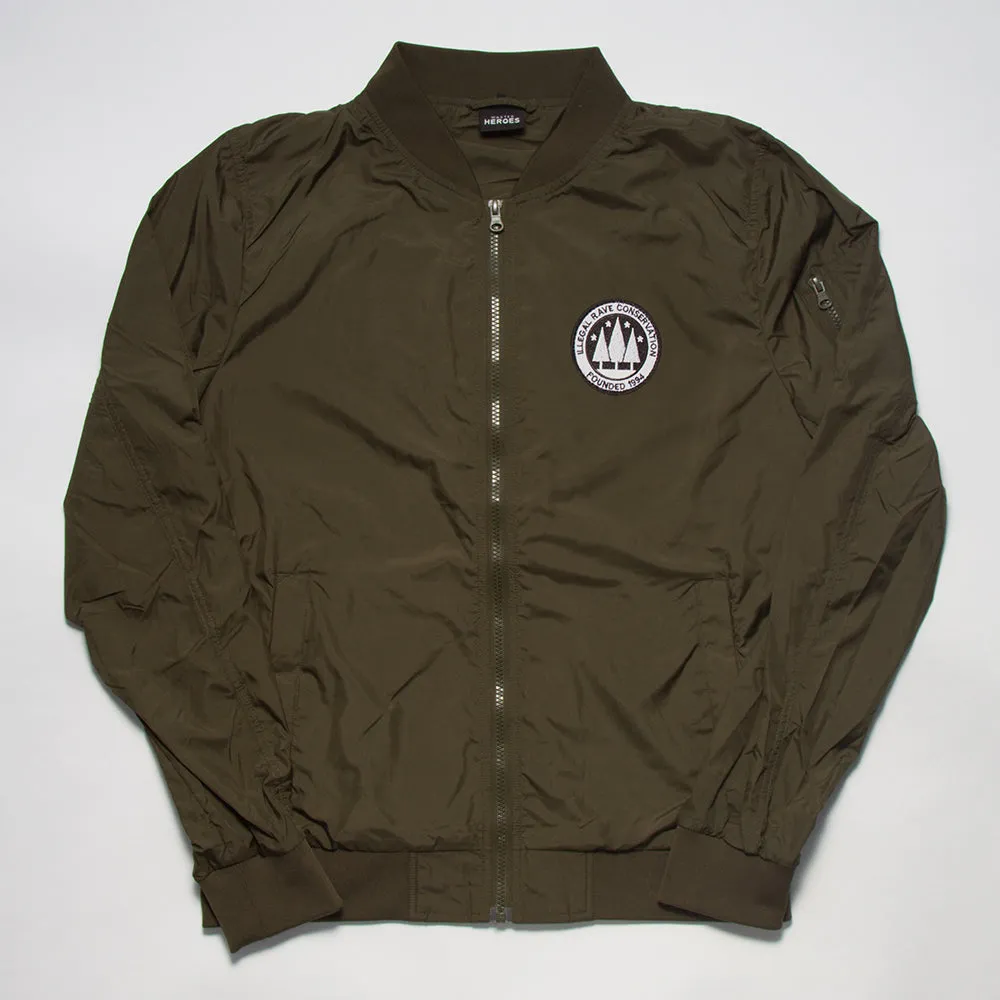 Illegal Rave - Lightweight Bomber - Green