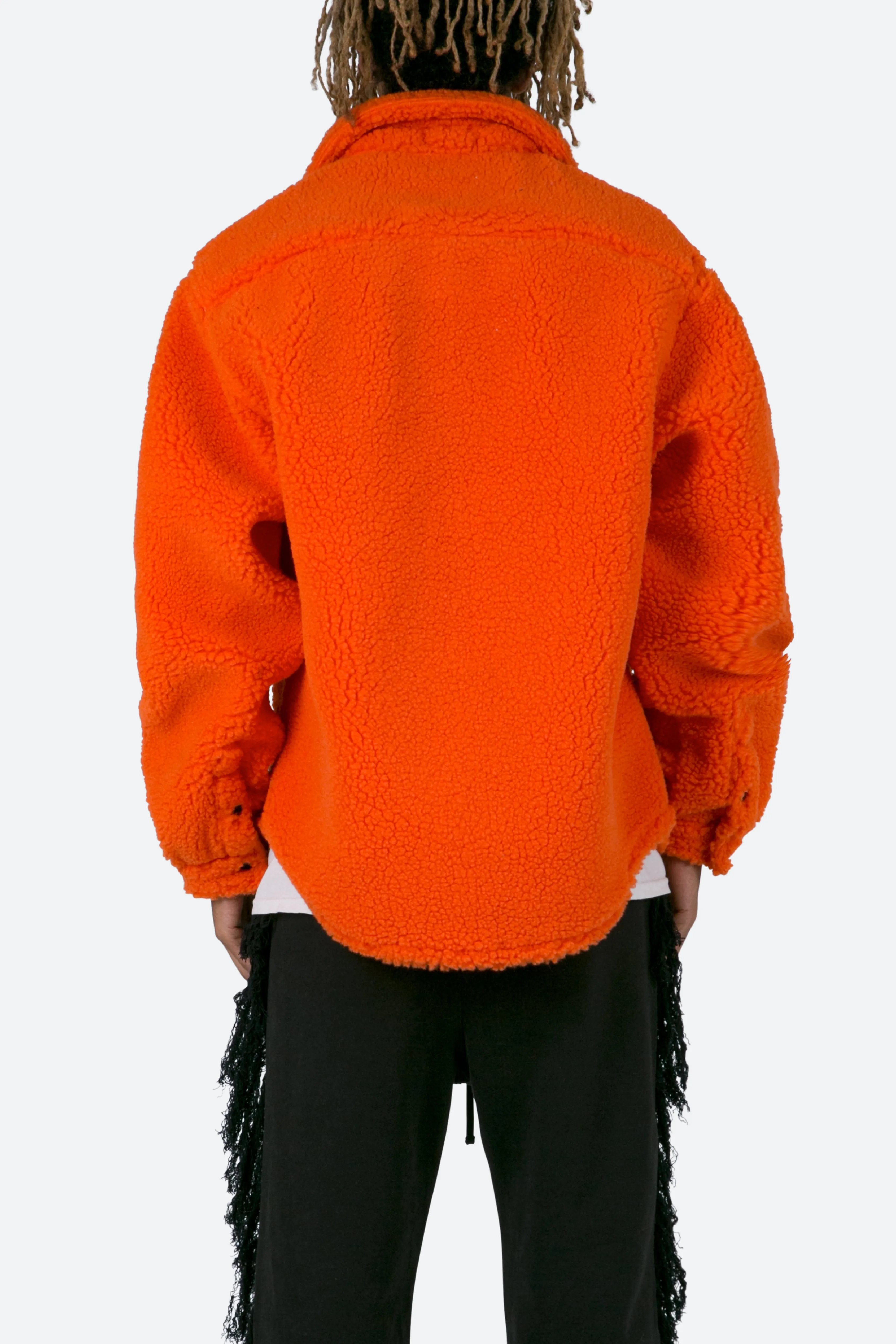 Jewel Sherpa Jacket - Orange