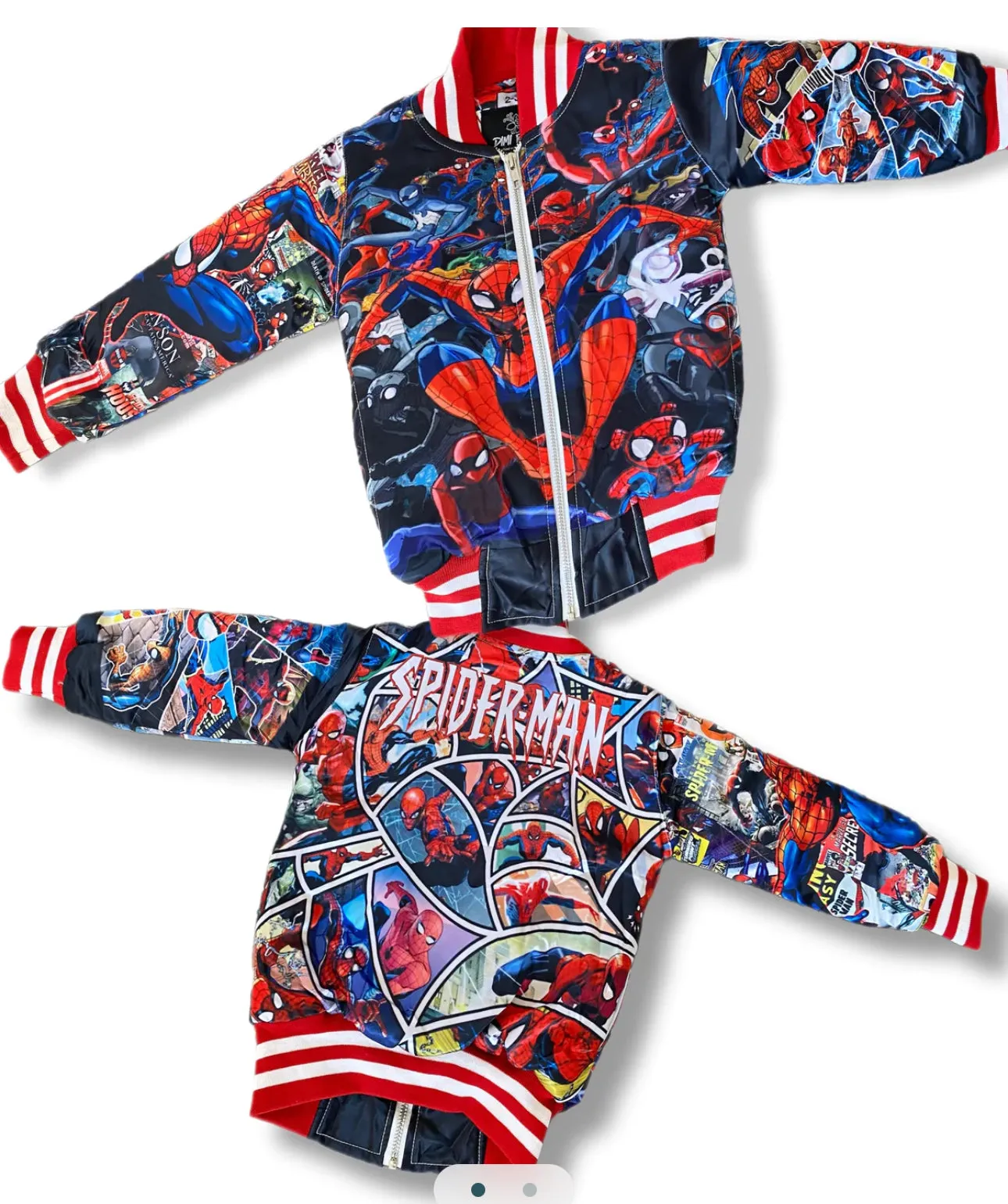 Kids comic spiderman bomber