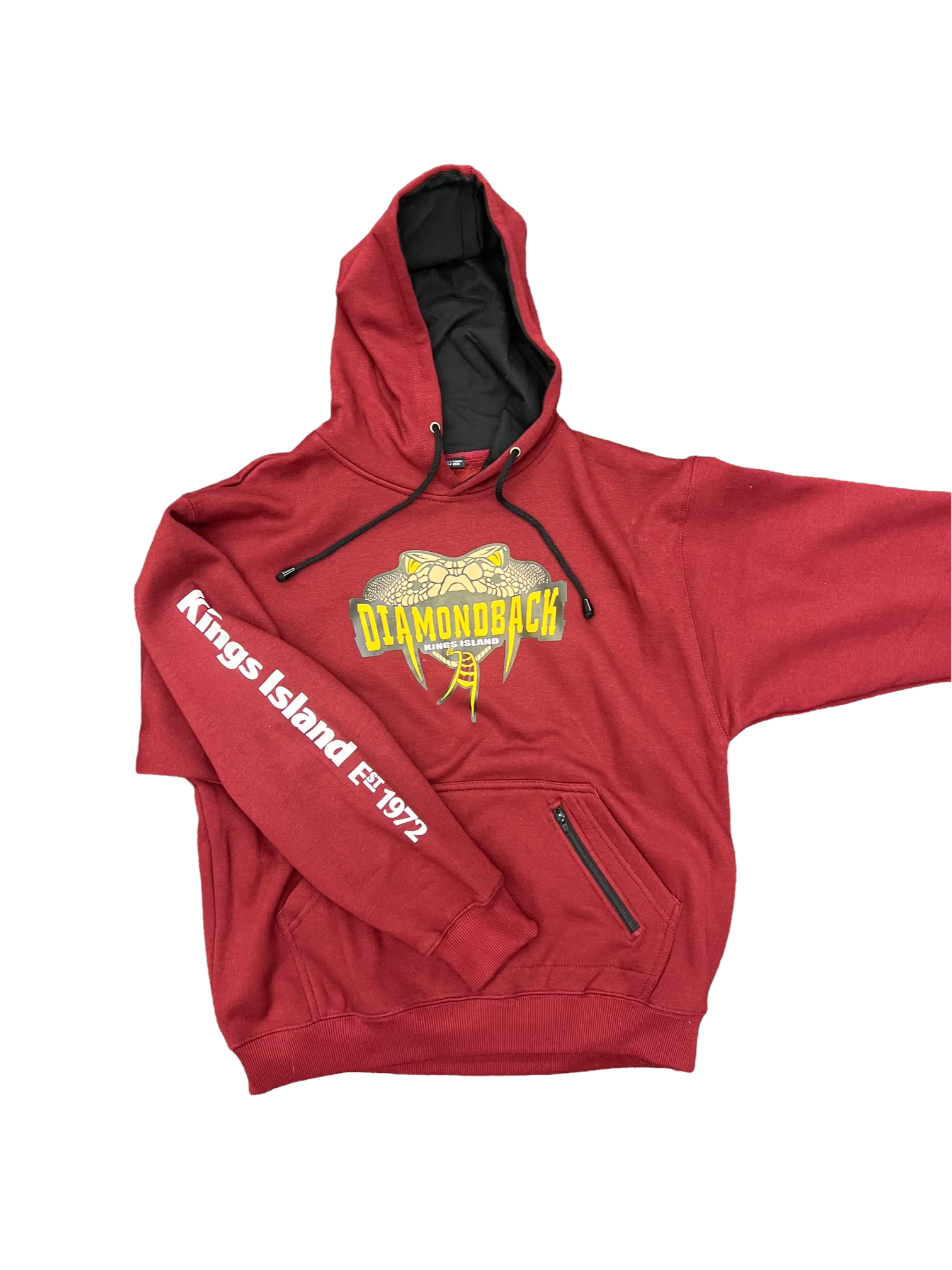 Kings Island Diamondback Hooded Zipper Pocket Sweatshirt