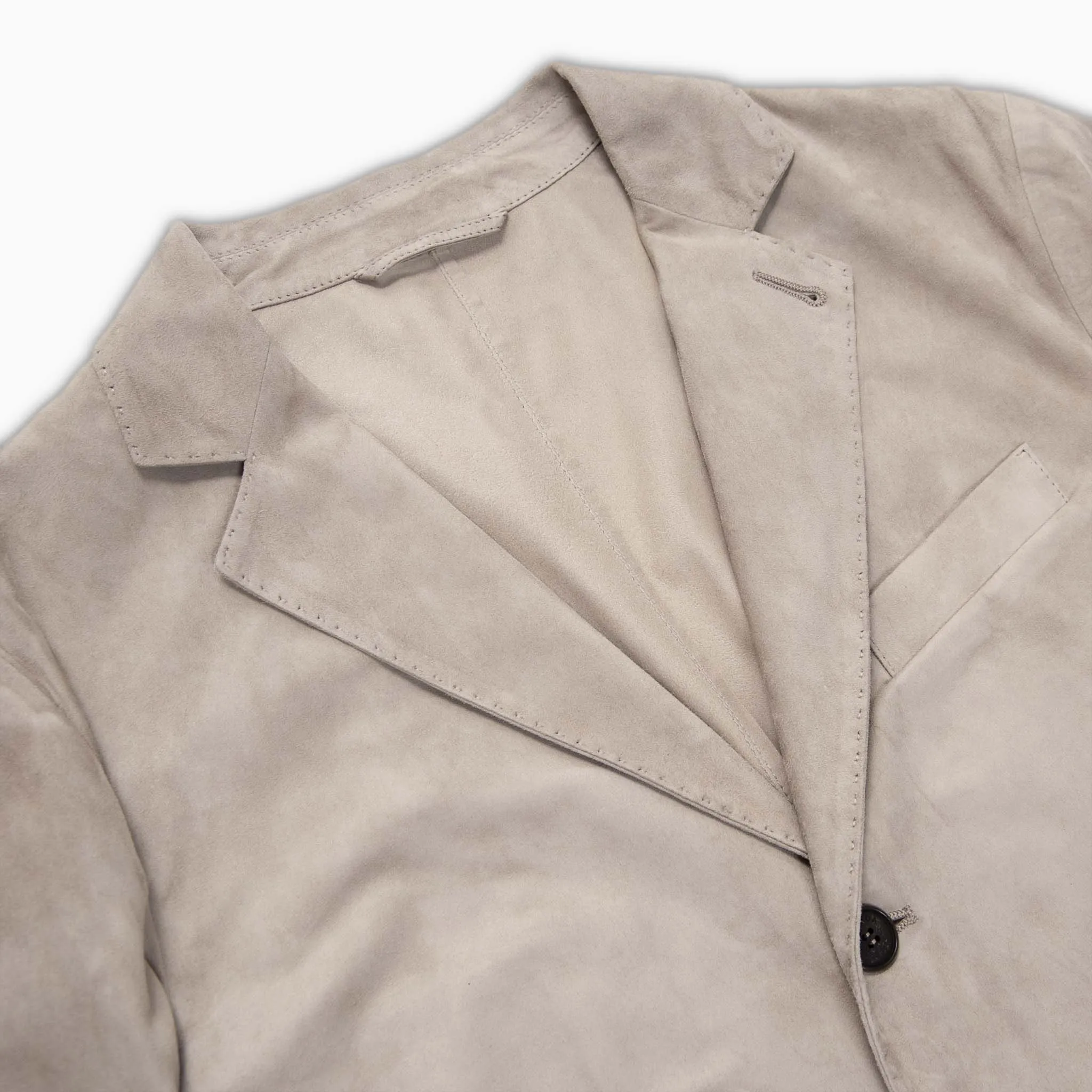 Lion suede blazer (light sand)