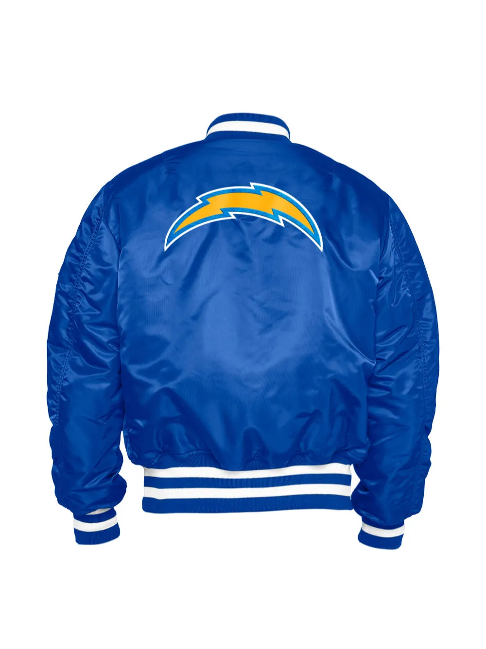 LOS ANGELES CHARGERS X ALPHA X NEW ERA MA-1 BOMBER JACKET