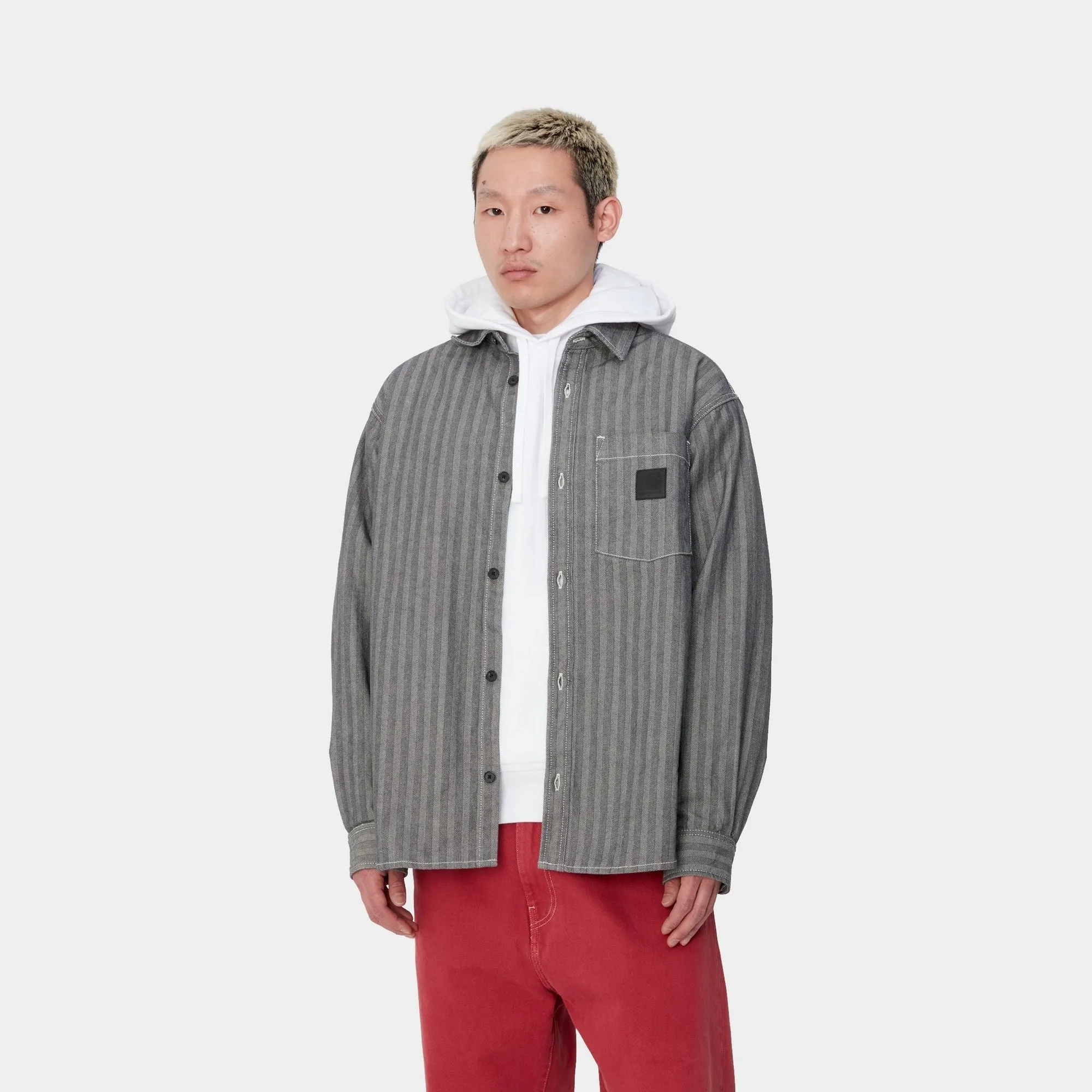 Menard Shirt Jacket | Grey