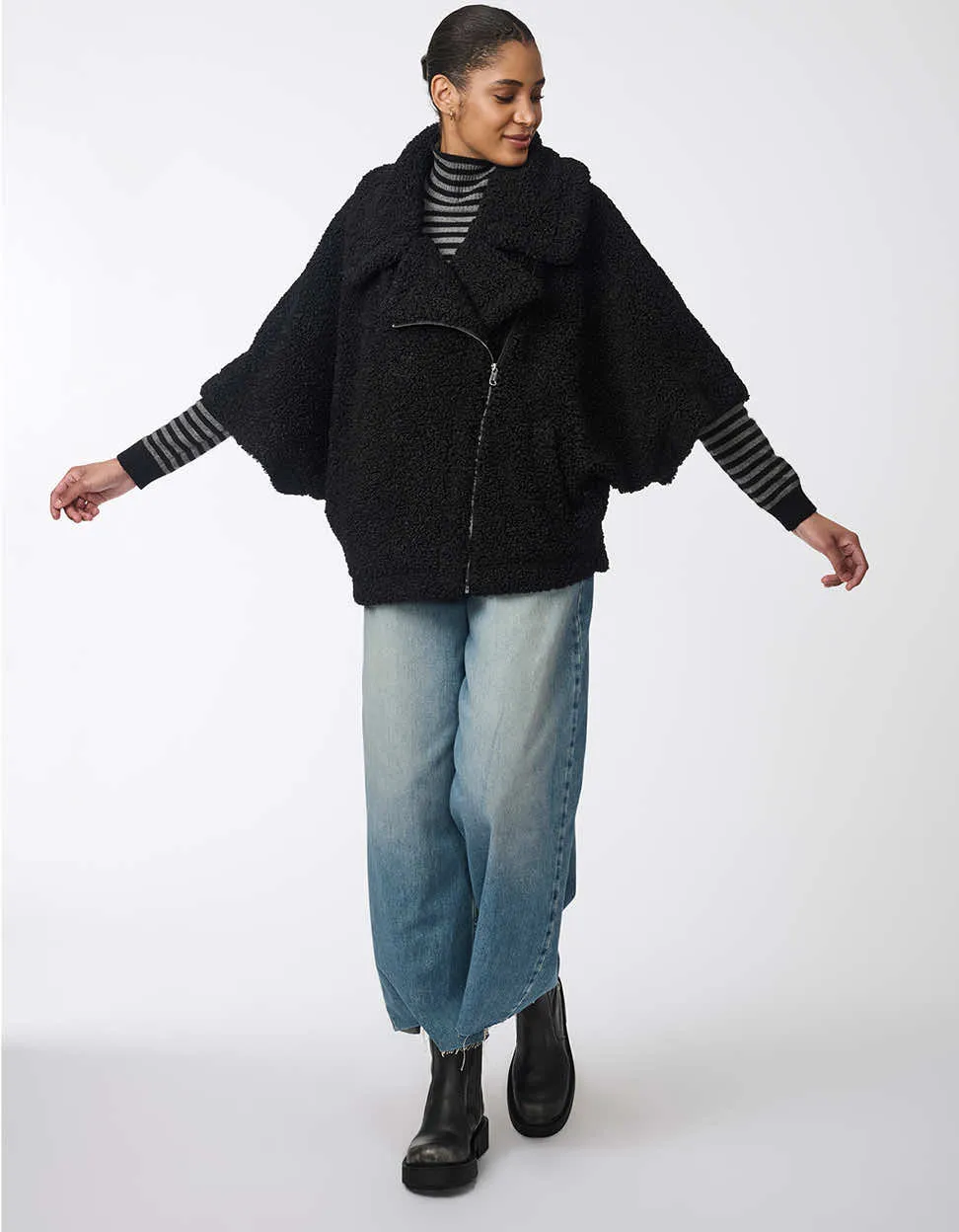 Metropolitan Asymmetric Sherpa Jacket