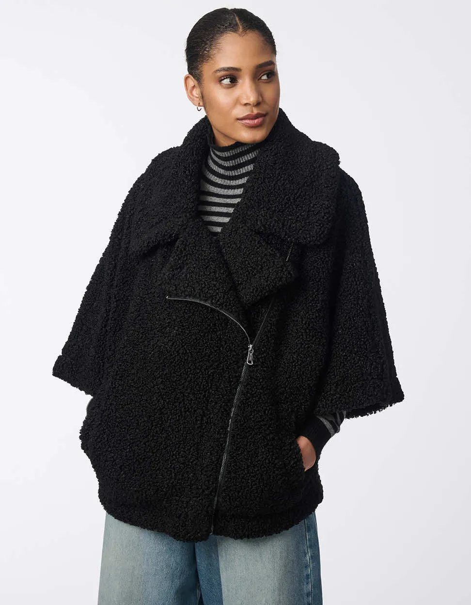 Metropolitan Asymmetric Sherpa Jacket