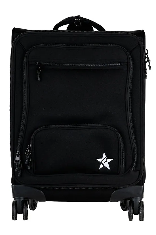 Neoprene in Black Rebel Dream Luggage with Black Zipper