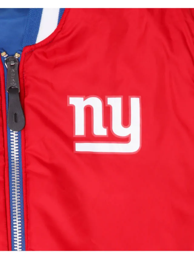 NEW YORK GIANTS X ALPHA X NEW ERA MA-1 BOMBER JACKET