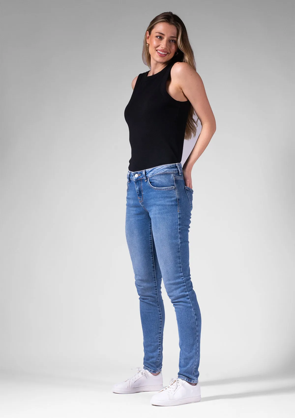 Nicole Sevita Mid Rise Skinny Jean