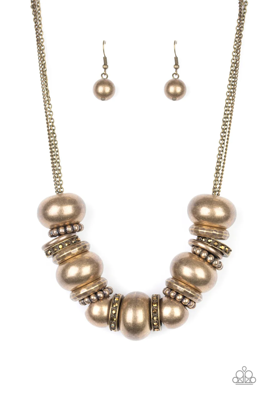 Only The Brave Brass-Necklace