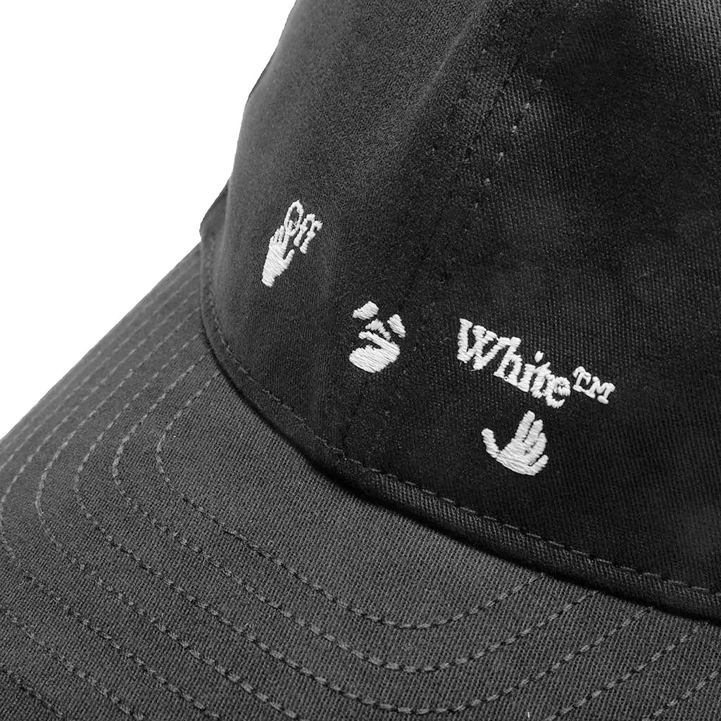 OW Logo Baseball Cap - Black/White