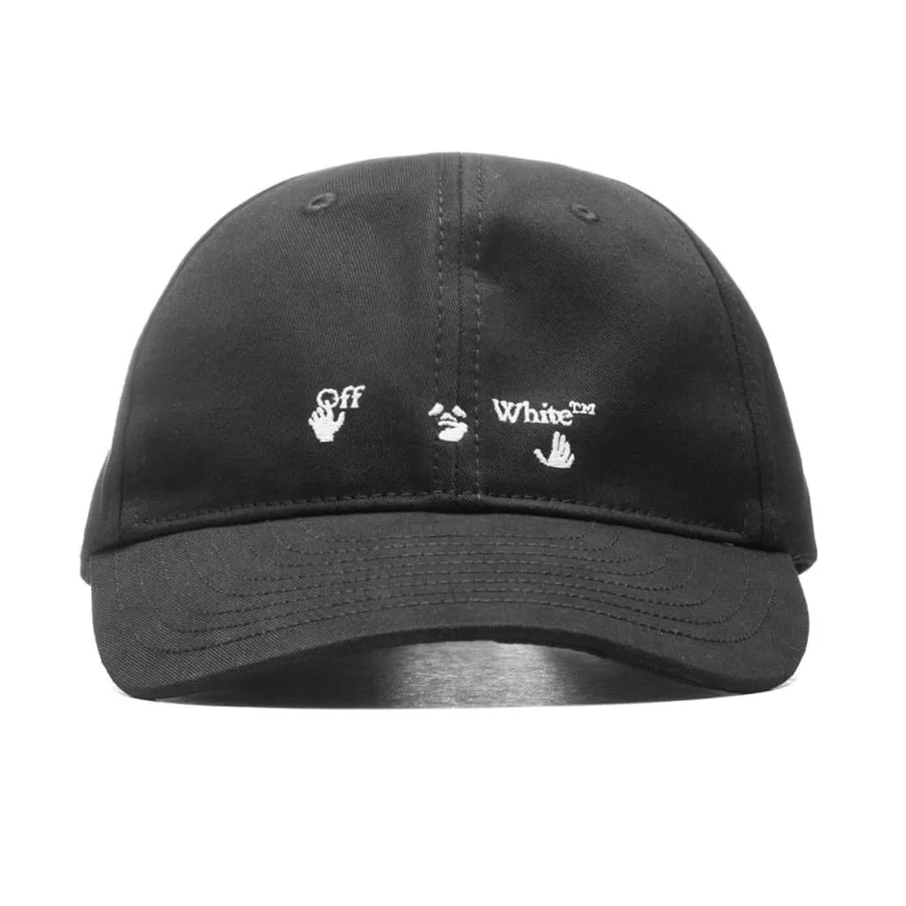 OW Logo Baseball Cap - Black/White