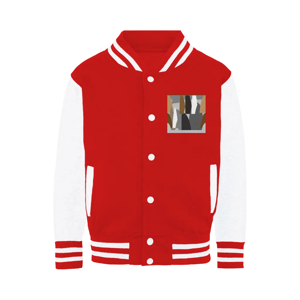 pattern Varsity Jacket