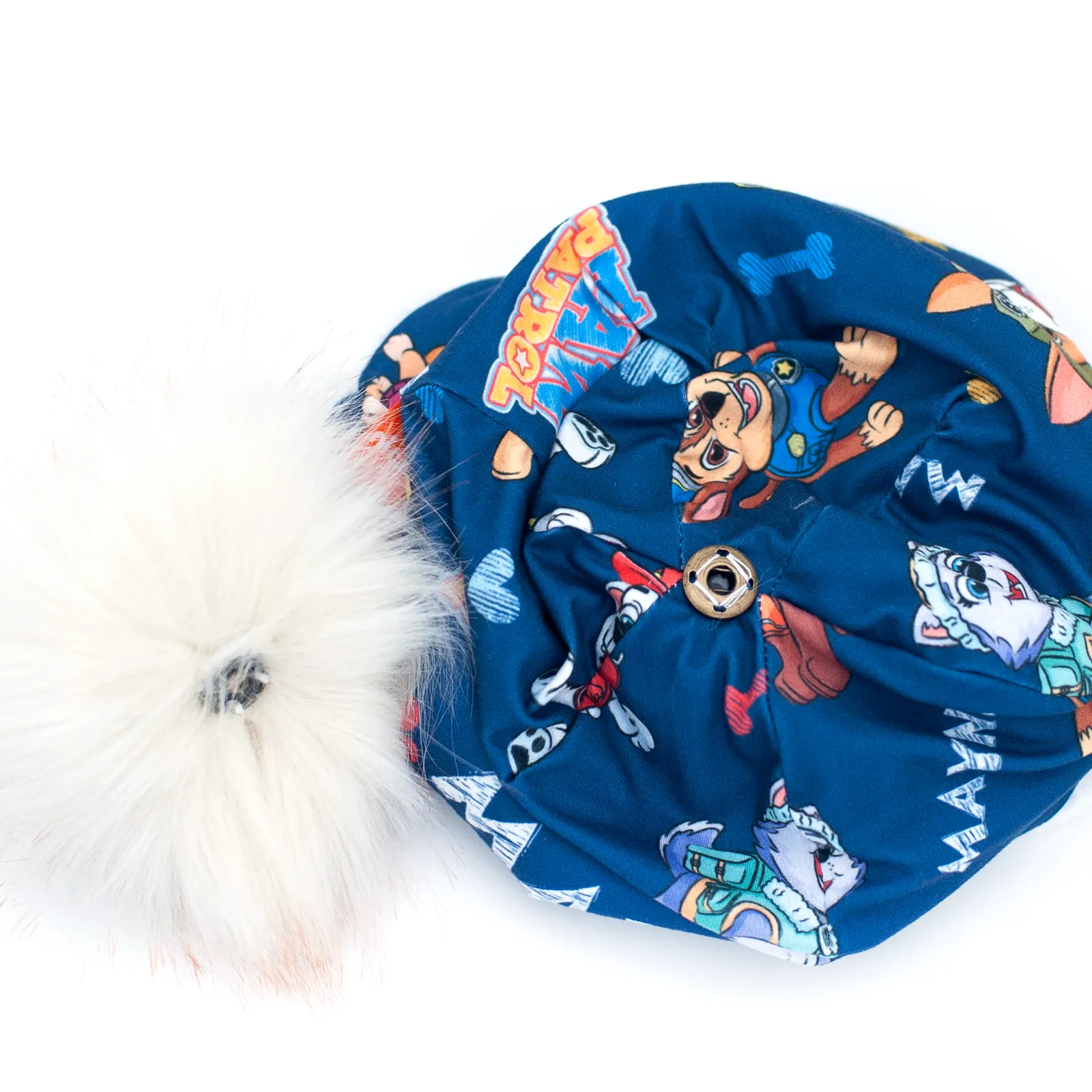 Paw Patrol - Personalized Sherpa Lined Pom Beanie