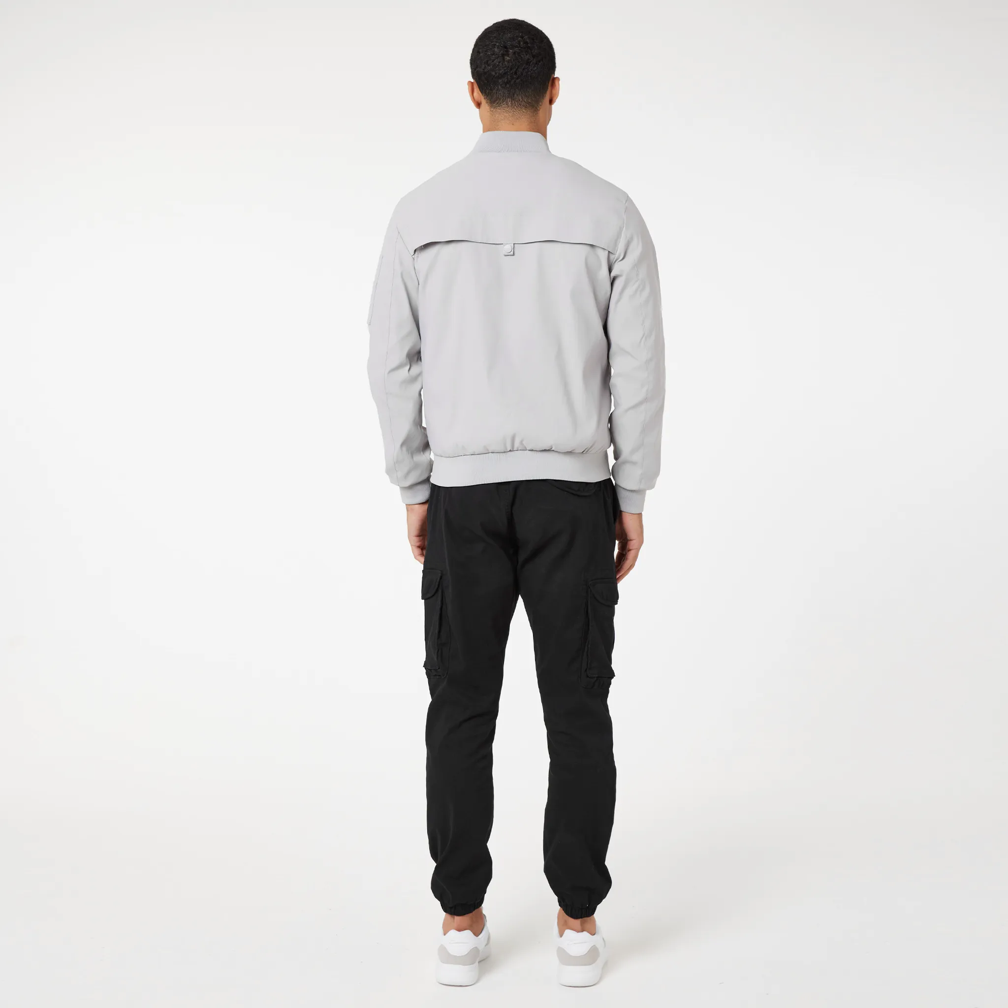 Premium Bomber Jacket | Ice Grey