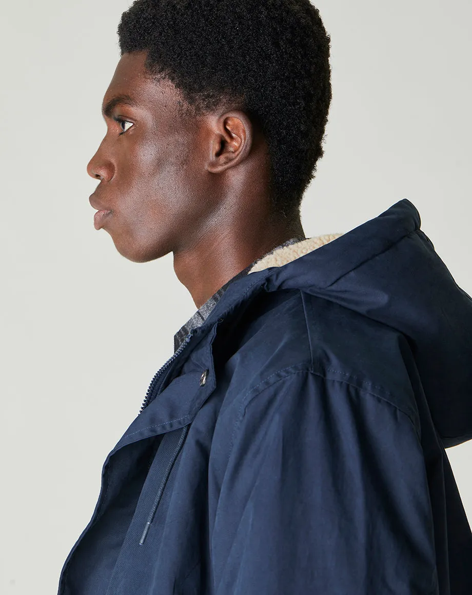 RAKA SHERPA LINED MENS PARKA | NAVY