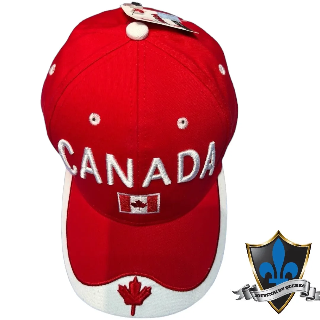 Red Maple Leaf Canada Baseball  Cap