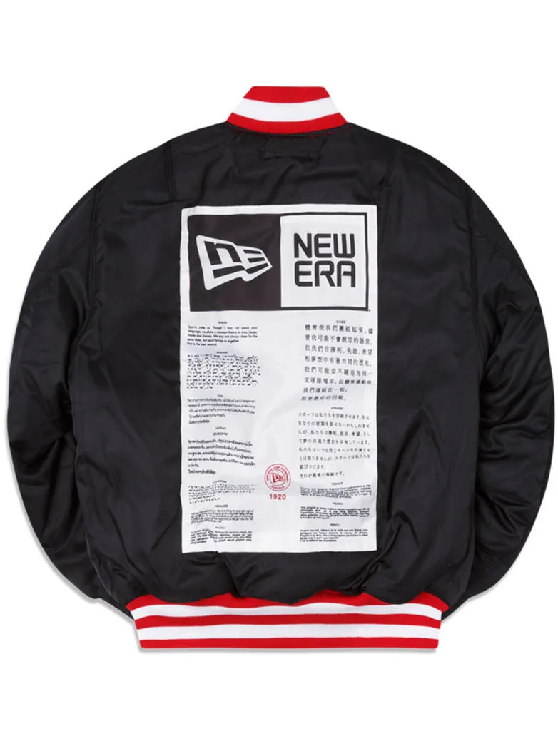 SAN FRANCISCO 49ERS X ALPHA X NEW ERA MA-1 BOMBER JACKET