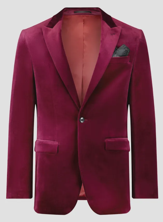 Savile Row - Jonah Velvet Blazer - Three Colours