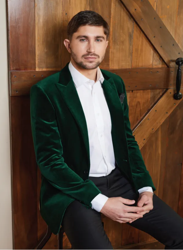 Savile Row - Jonah Velvet Blazer - Three Colours