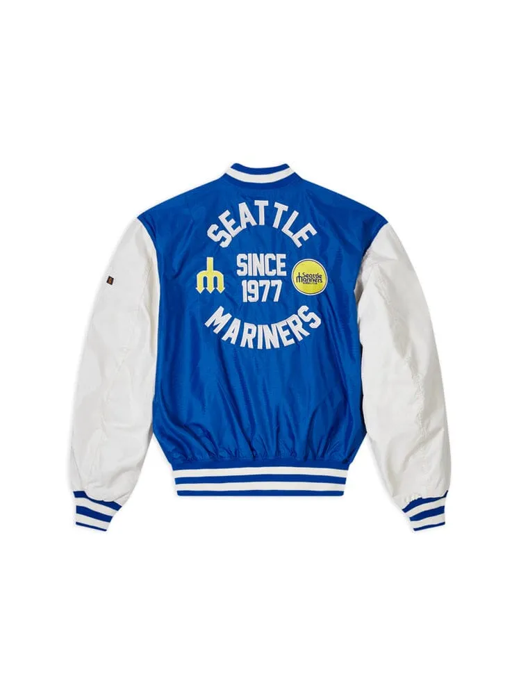 SEATTLE MARINERS X ALPHA X NEW ERA L-2B BOMBER JACKET