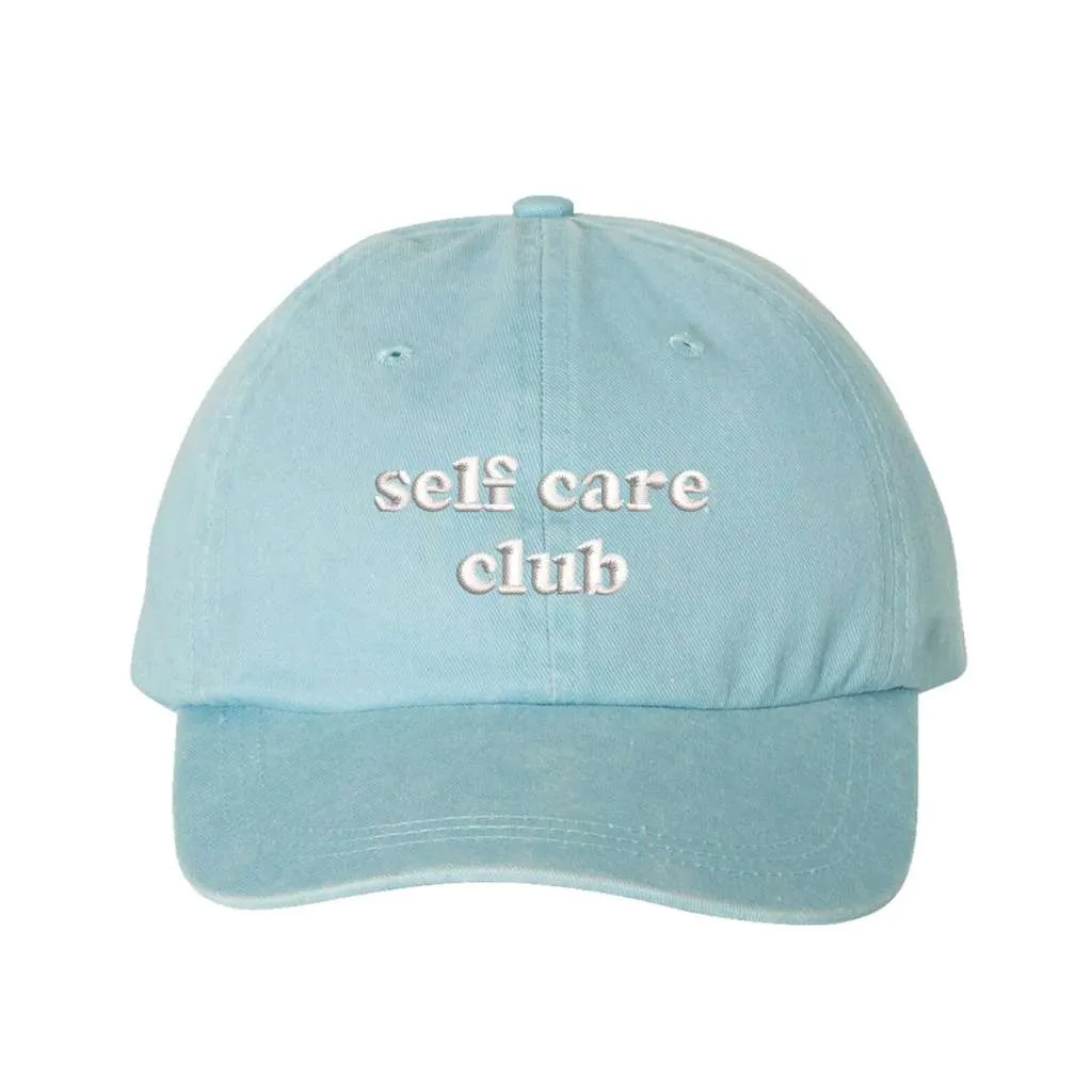 Self Care Club Washed Baseball Hat