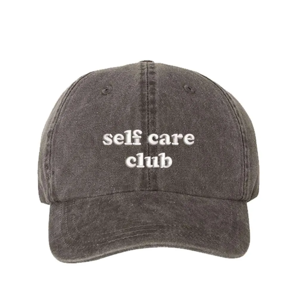 Self Care Club Washed Baseball Hat