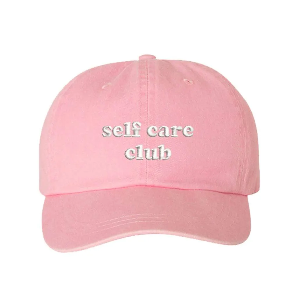 Self Care Club Washed Baseball Hat