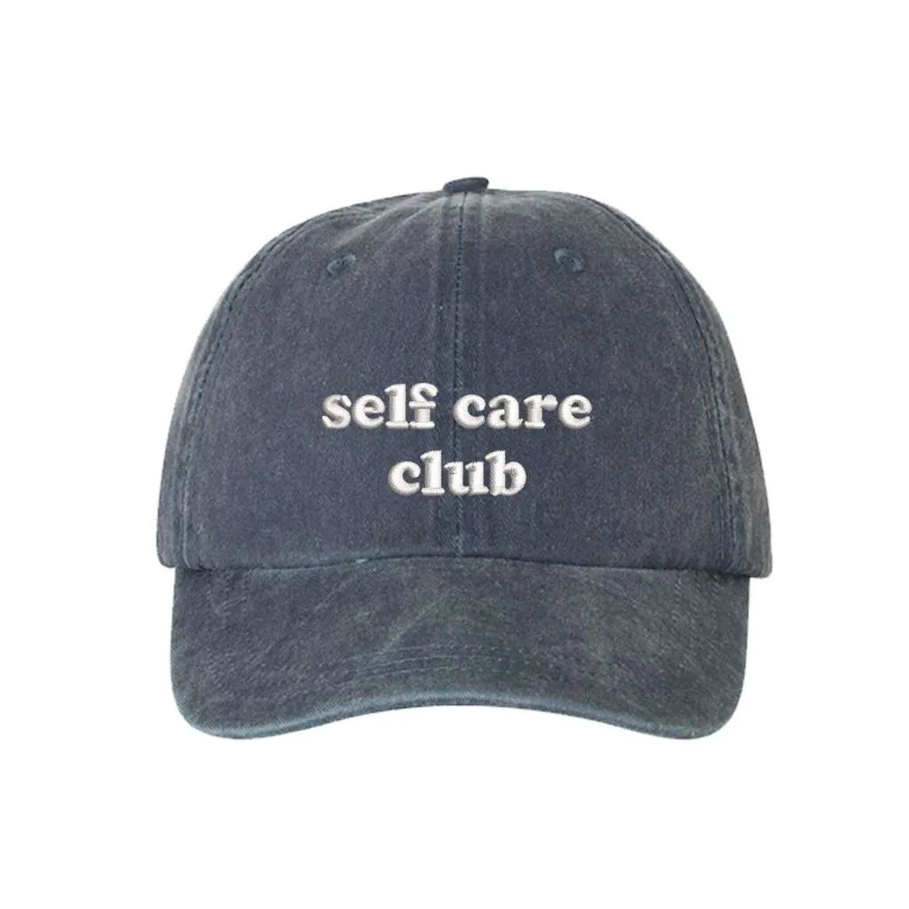 Self Care Club Washed Baseball Hat