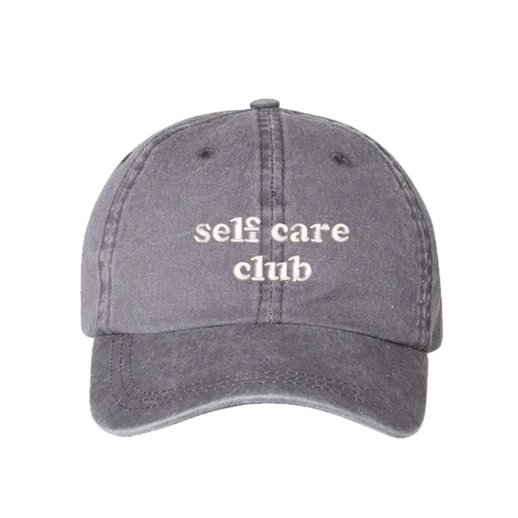 Self Care Club Washed Baseball Hat