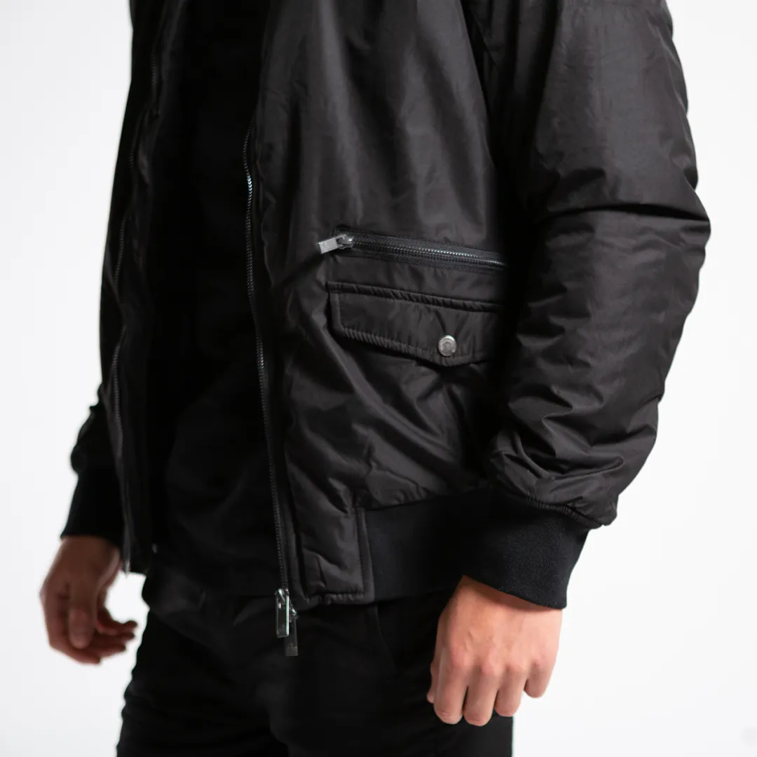 Suarez Bomber Jacket - Black